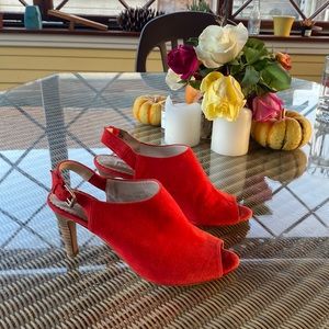 Boden pumps, red